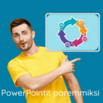 Mies kehottaa tekemään PowerPointit paremmiksi